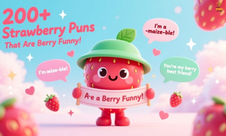 200+ Strawberry Puns That Are Berry Funny (Cute, Clever & Share-Worthy!)