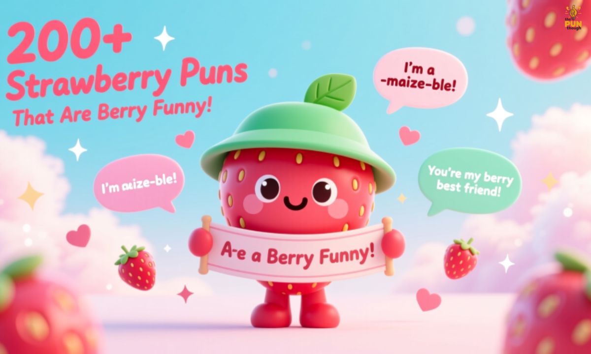 200+ Strawberry Puns That Are Berry Funny (Cute, Clever & Share-Worthy!)