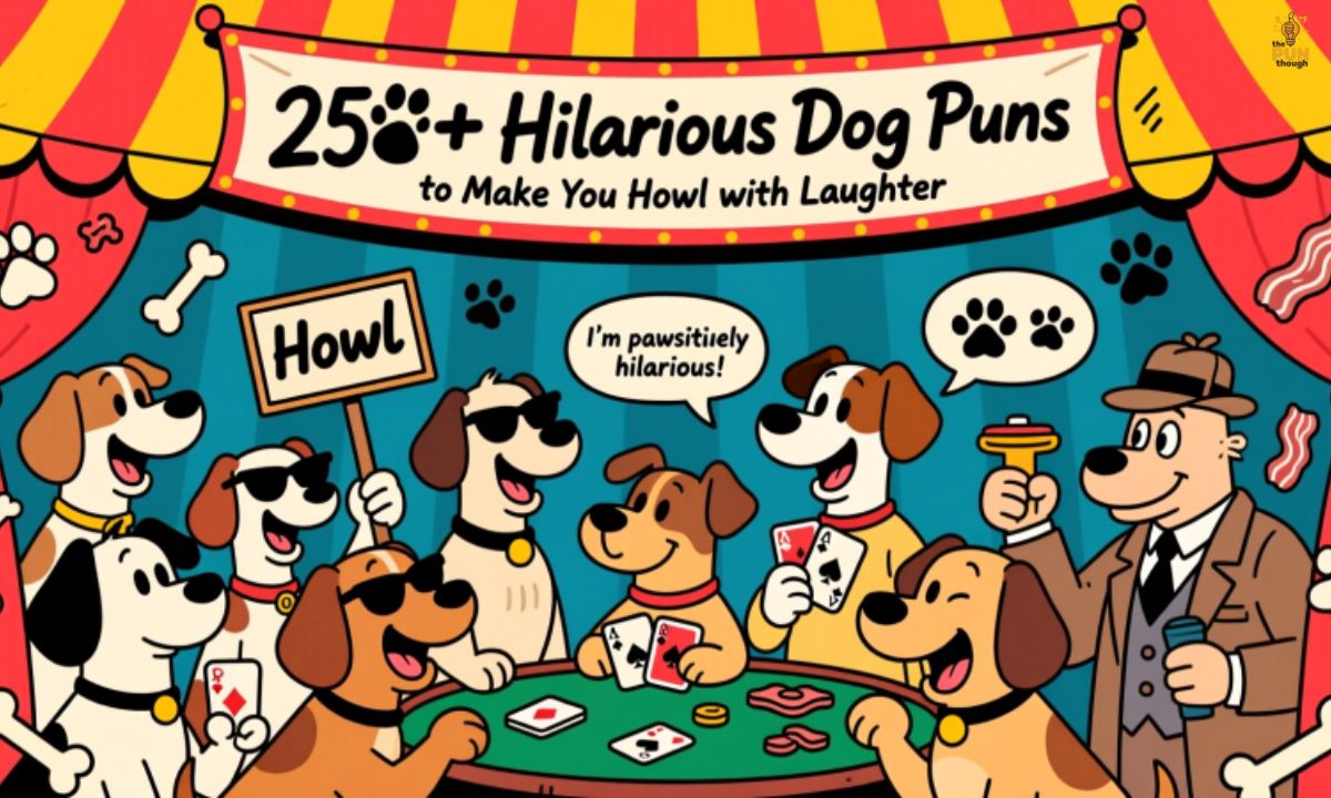 250+ Hilarious Dog Puns to Make You Howl with Laughter