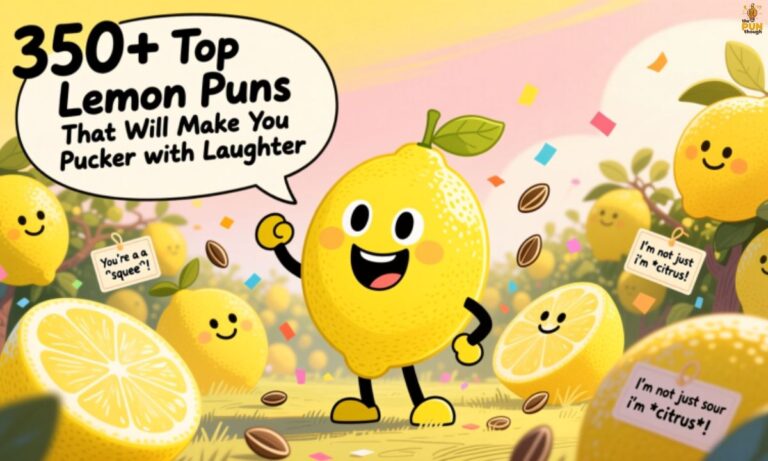 350+ Top Lemon Puns That Will Make You Pucker with Laughter