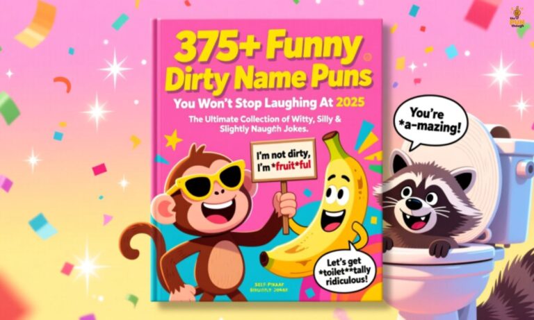 375+Funny Dirty Name Puns You Won’t Stop Laughing At 2025