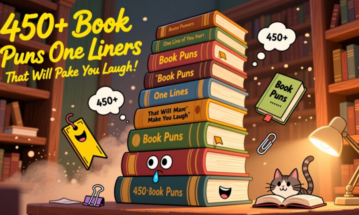 450+ Book Puns One Liners That Will Make You Laugh