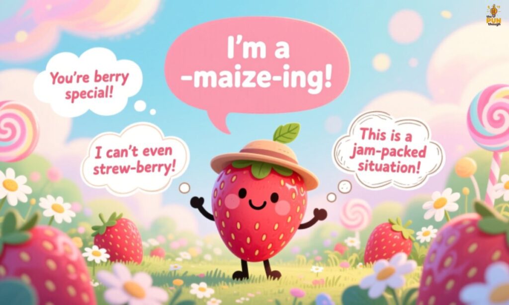 Clever Strawberry Puns for Instagram