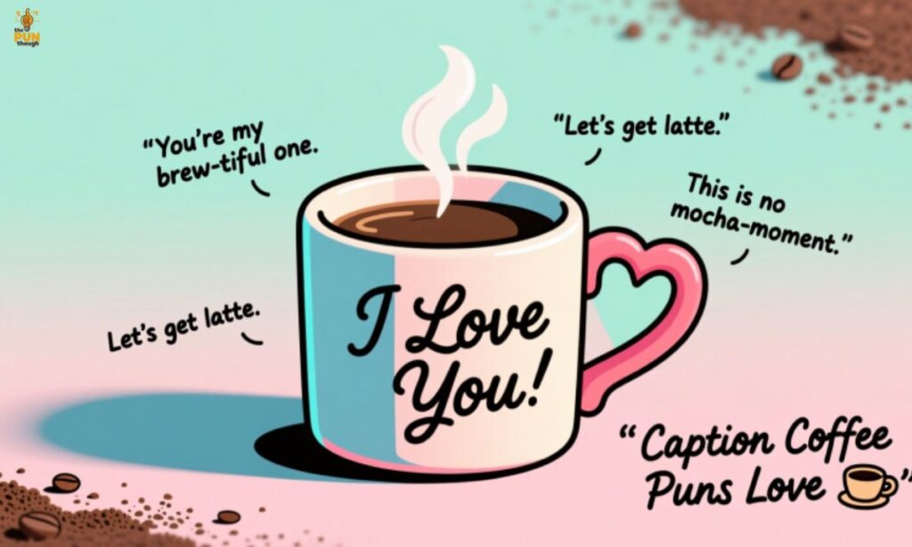 Caption Coffee Puns Love ☕