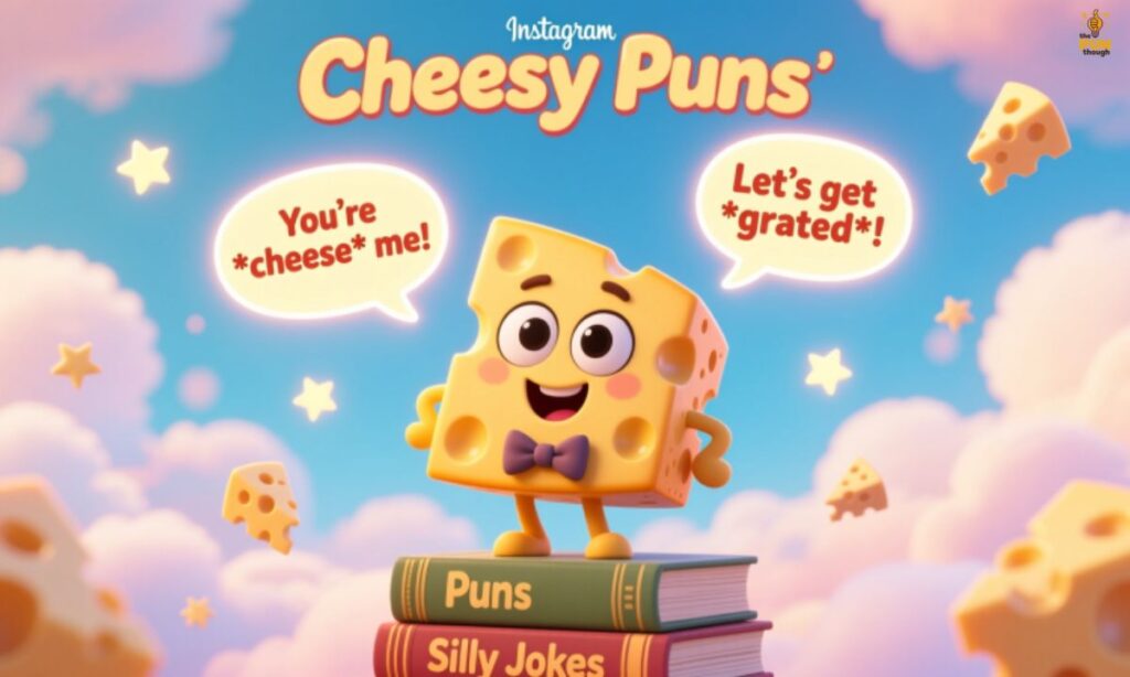 Cheesy Puns for Instagram Captions & Social Posts