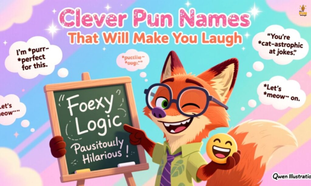 Clever Pun Names That Will Make You Laugh