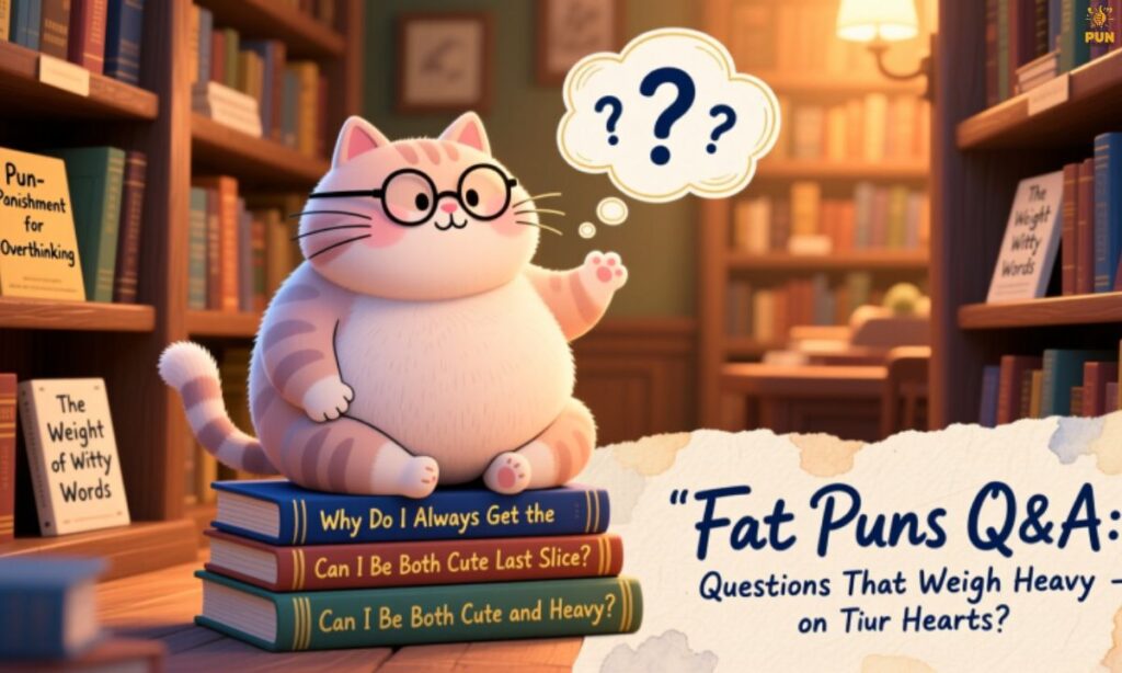 Fat Puns Q&A: Questions That Weigh Heavy on Our Hearts