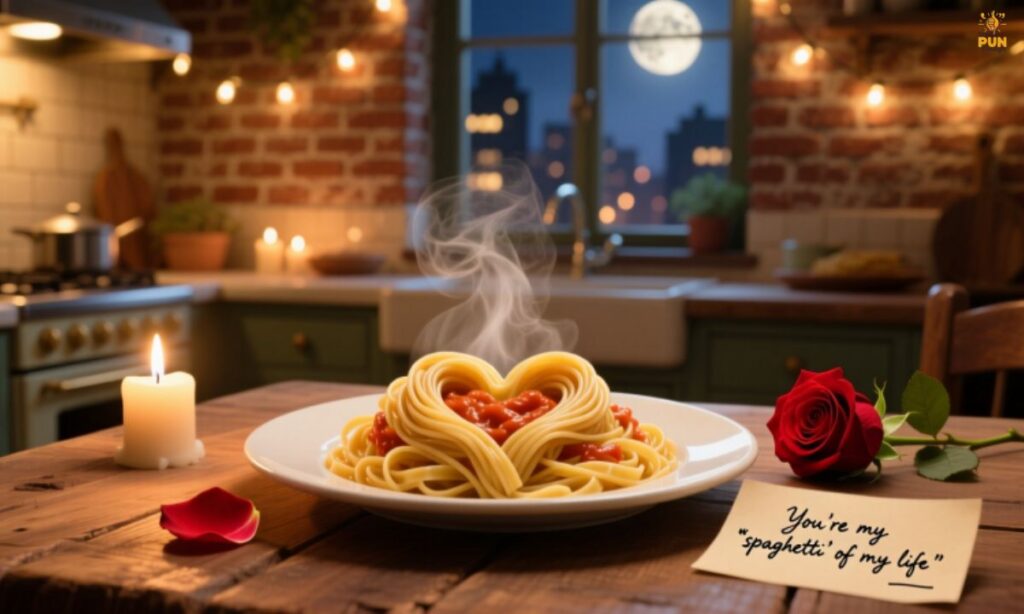 Flirty Romantic Pasta Puns