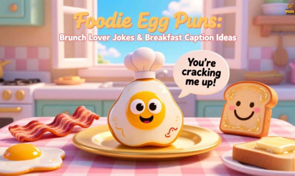 Foodie Egg Puns: Brunch Lover Jokes & Breakfast Caption Ideas