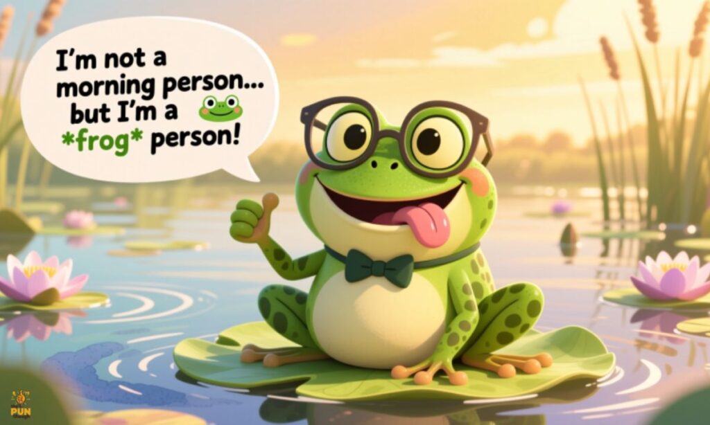 Funny Frog Dad Jokes 