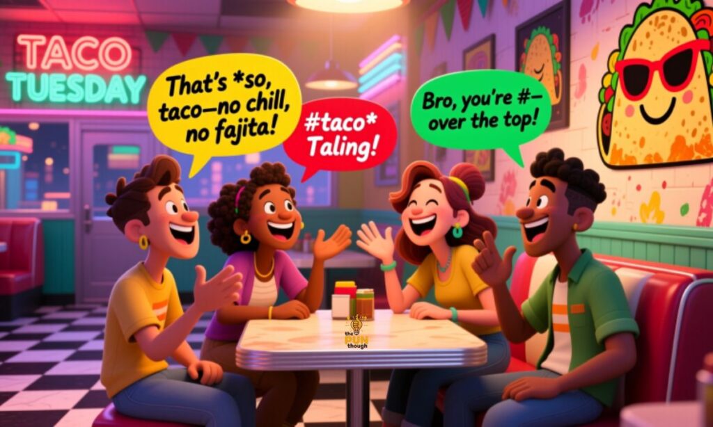 Funny "Taco" Slang Examples in Conversations