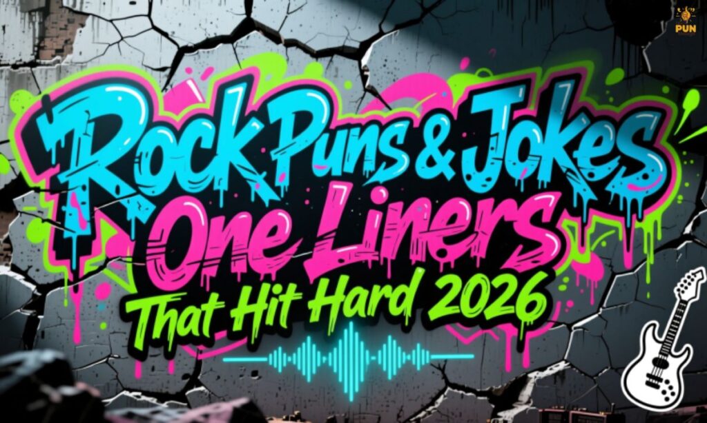 Rock Puns & Jokes One Liners That Hit Hard 2026