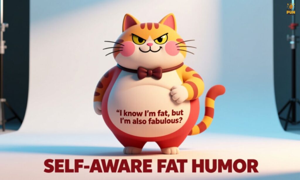 Self-Aware Fat Humor for Confident Laughs