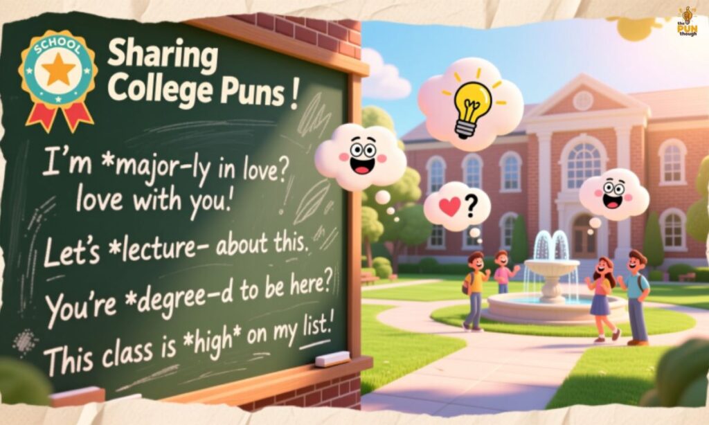 Sharing College Puns