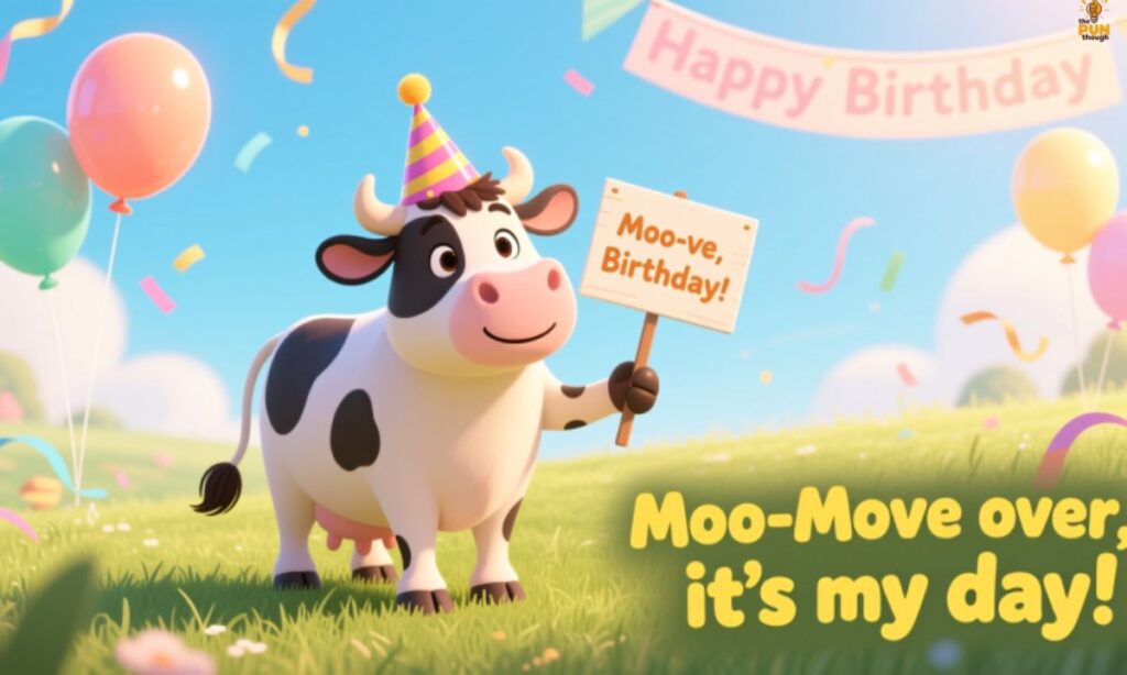 Short Cow Puns Perfect for Birthday Cards