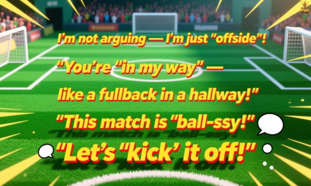 Short Football Puns One-Liners That Hit the Goalpost 🎯