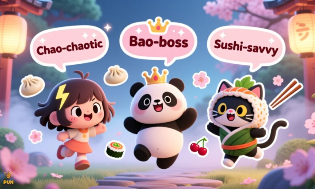 Silly & Creative Asian Nicknames Puns for Friends