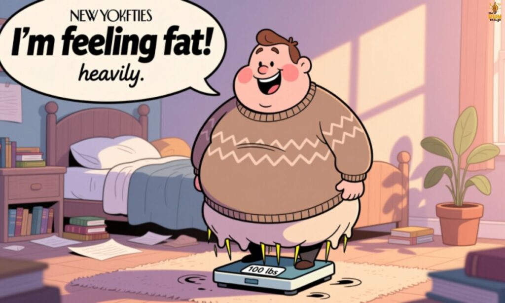 Tom Swifties: "I'm feeling fat," he said, heavily.