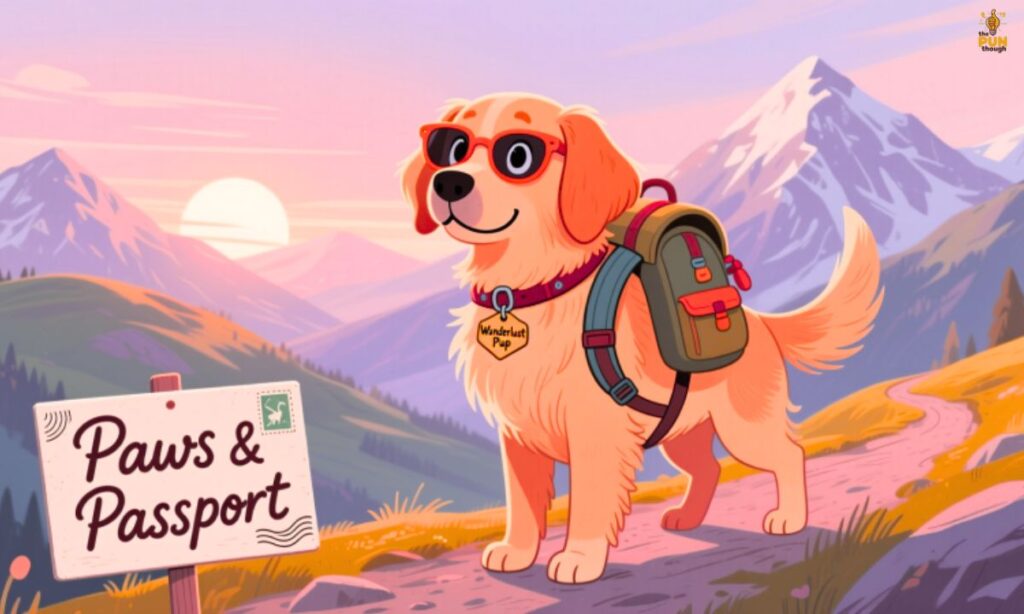 Wanderlust Dog Puns for Travel-Loving Tails