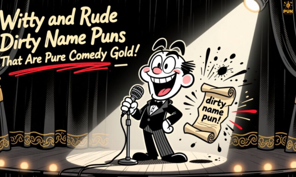 Witty and Rude Dirty Name Puns That Are Pure Comedy Gold
