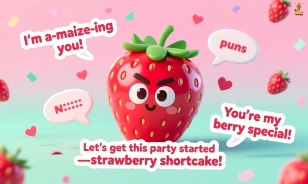 🍓 Funny Strawberry Puns Captions