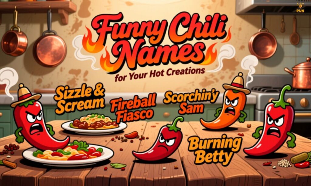 Funny Chili Names for Your Hot Creations