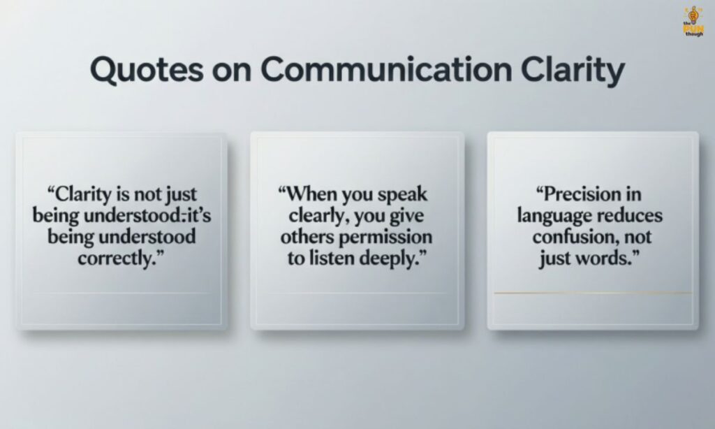 Quotes on Communication Clarity