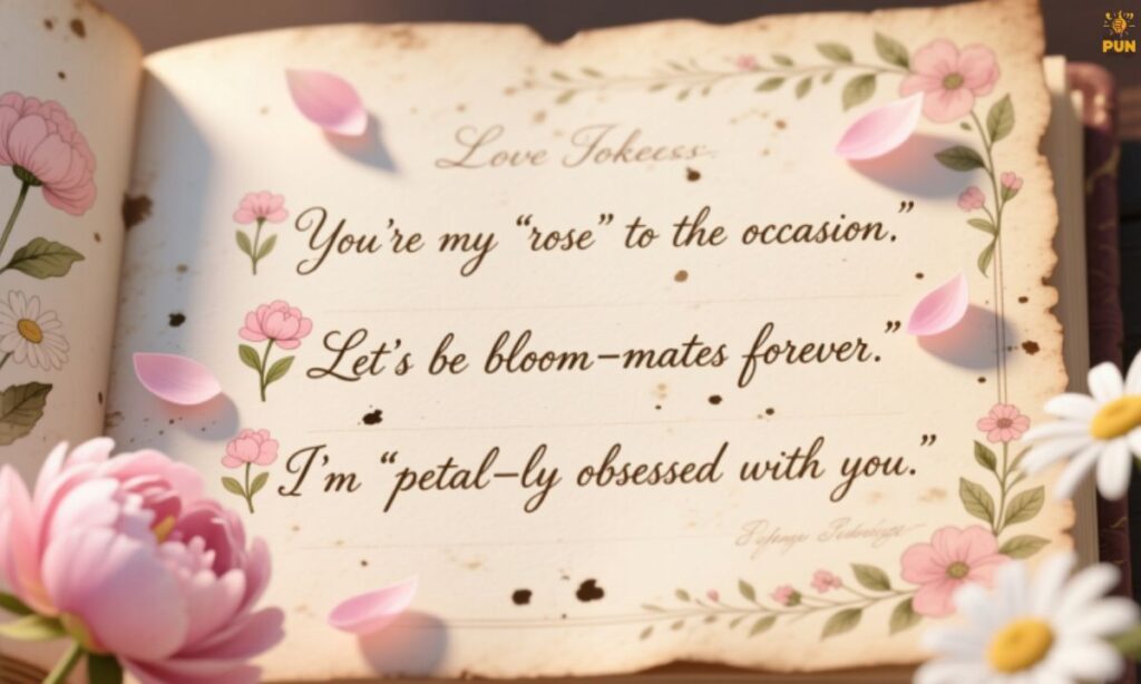Romantic Flower Puns & Jokes for Love Notes, Texts, and Couples
