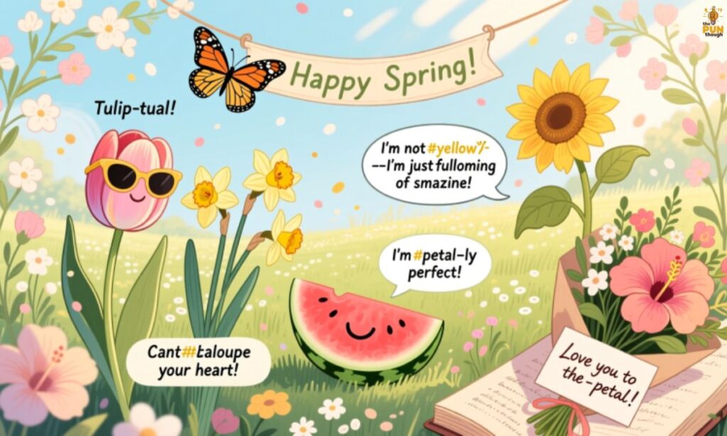Seasonal Flower Puns & Jokes for Spring, Summer, and Special Moments