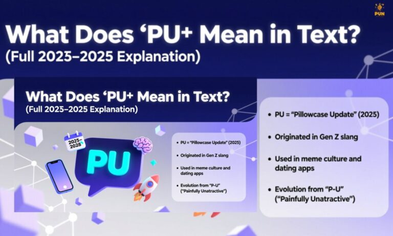 What Does ‘PU’ Mean in Text (Full 2025-2026 Explanation)