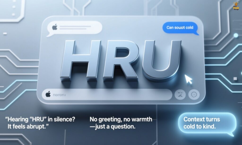 Why HRU Can Sound Cold Without Context