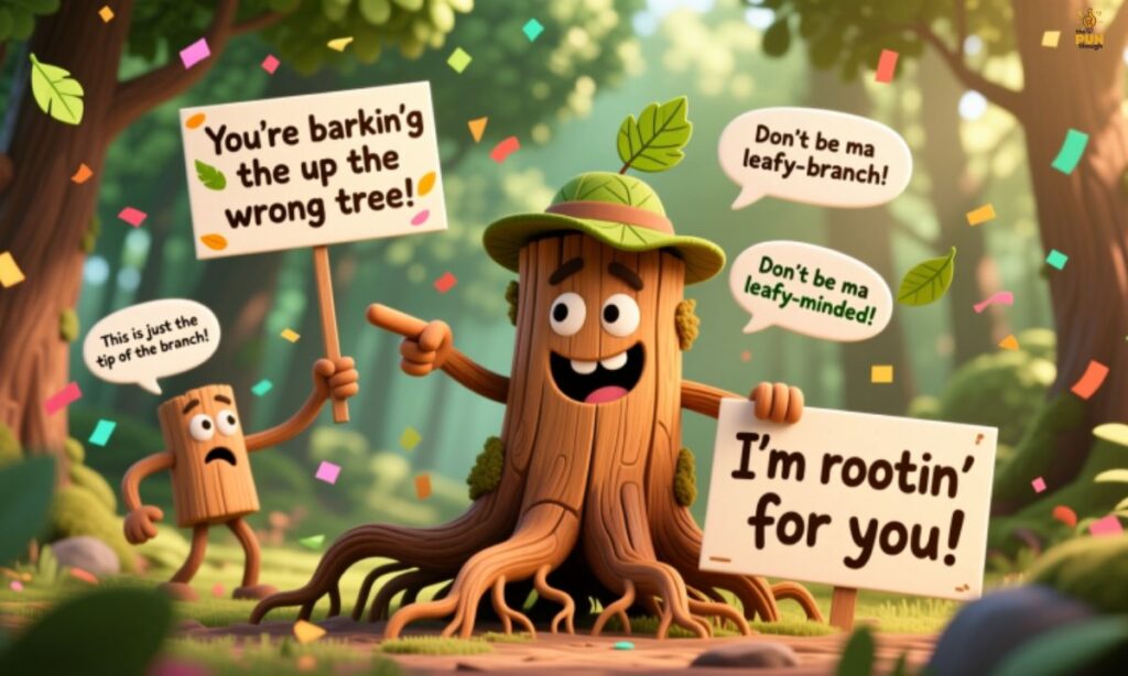 Wood, Leaves, Bark & Root Puns for Extra Laughs