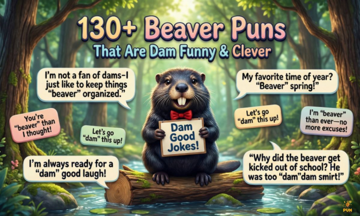 130+ Beaver Puns That Are Dam Funny & Clever