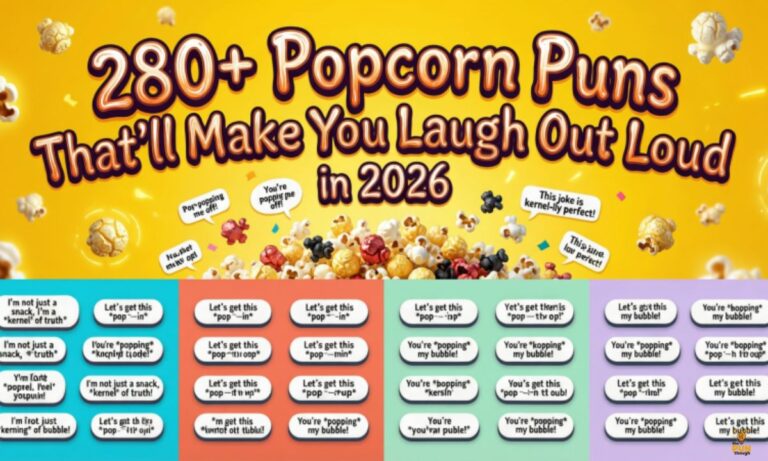 280+ Popcorn Puns That’ll Make You Laugh Out Loud in 2026