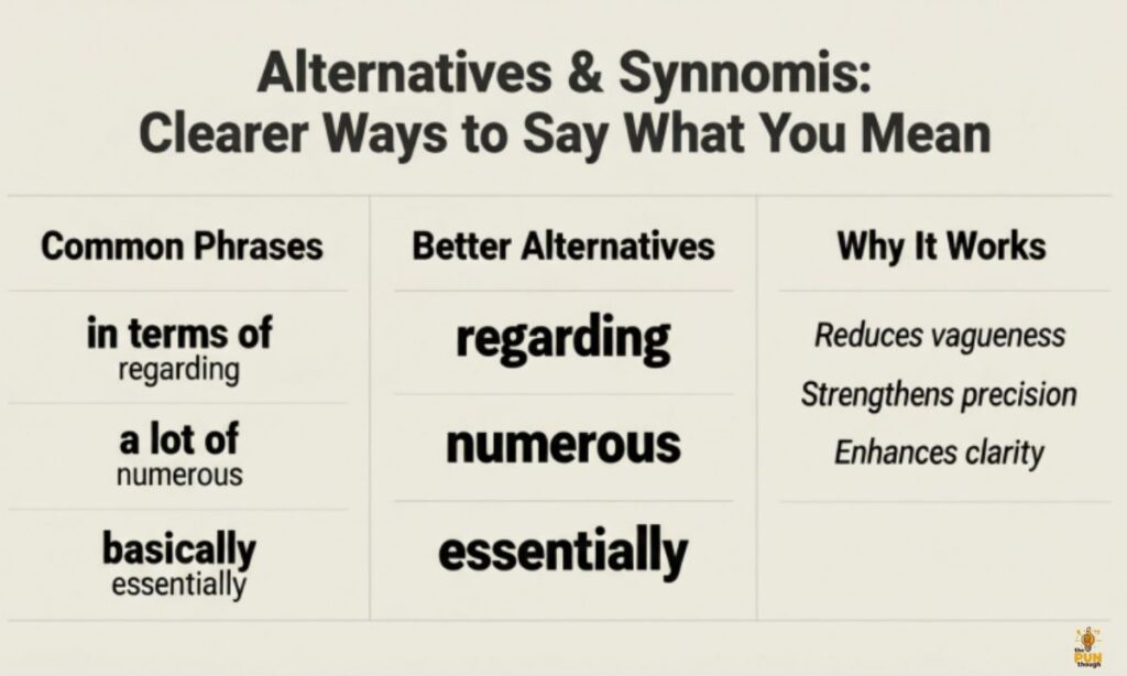 Alternatives & Synonyms: Clearer Ways to Say What You Mean