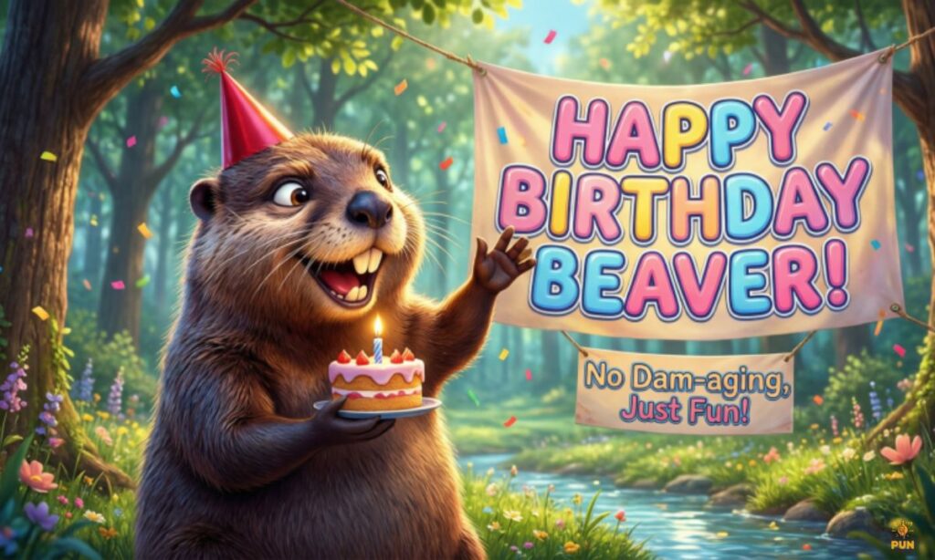 Birthday Beaver Puns