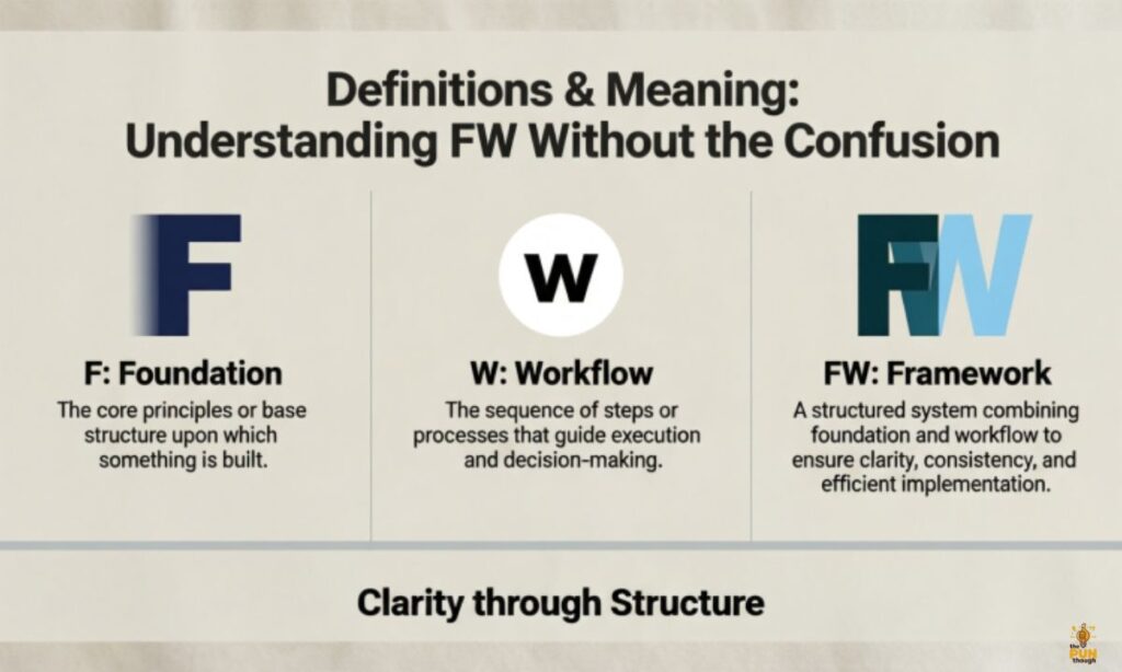 Definitions & Meaning: Understanding FW Without the Confusion