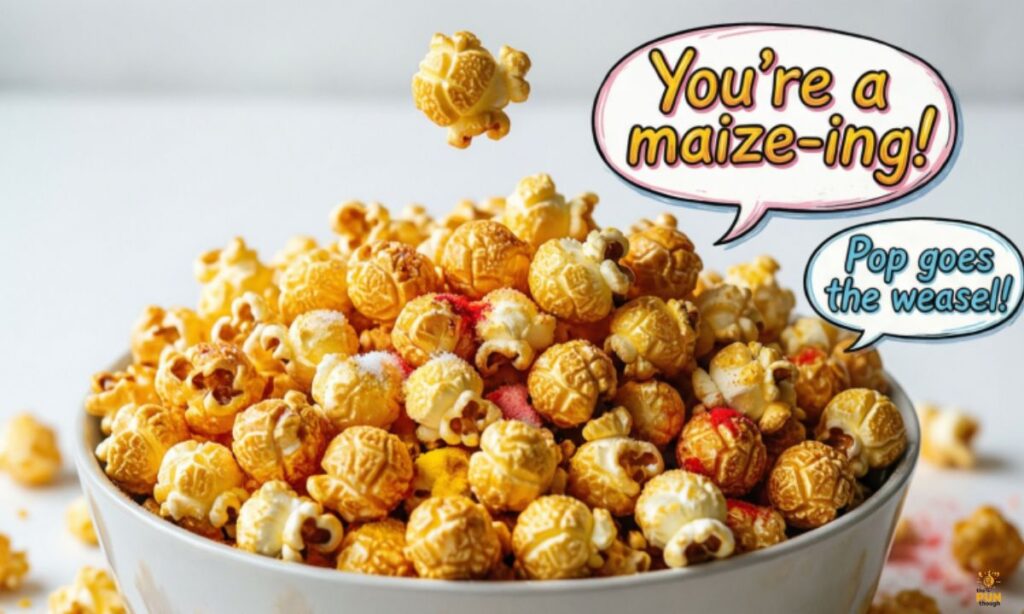 Popcorn Puns Captions 📸