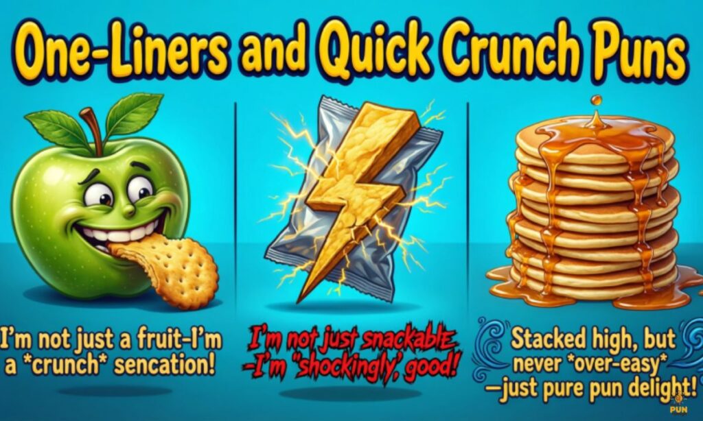 One-Liners and Quick Crunch Puns