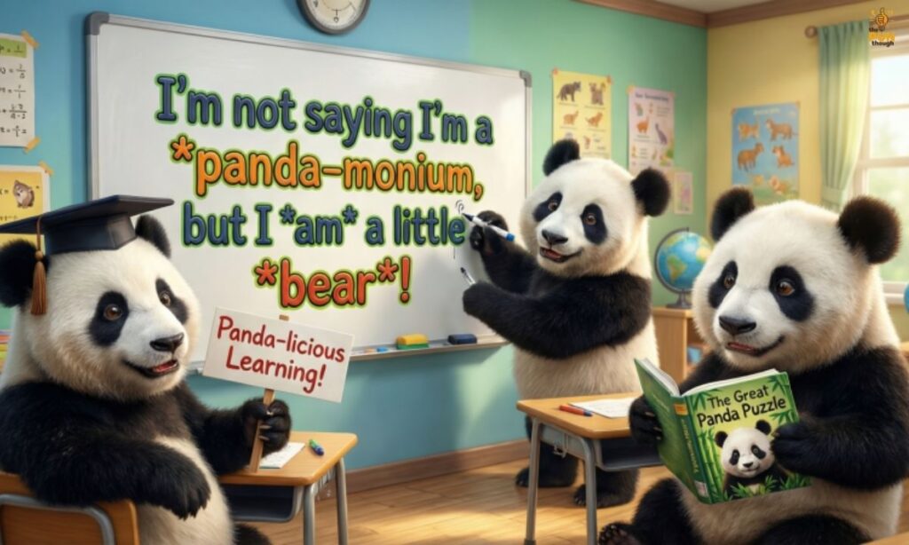 Panda Puns for Classroom Fun and Teachers