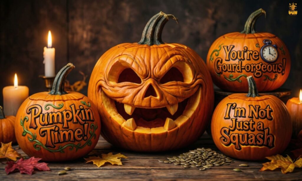 Pumpkin Puns for Halloween and Jack-O-Lanterns