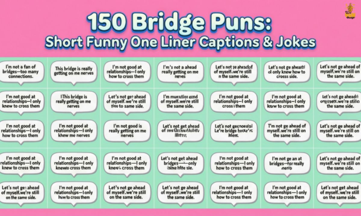 Short Bridge Puns (1)