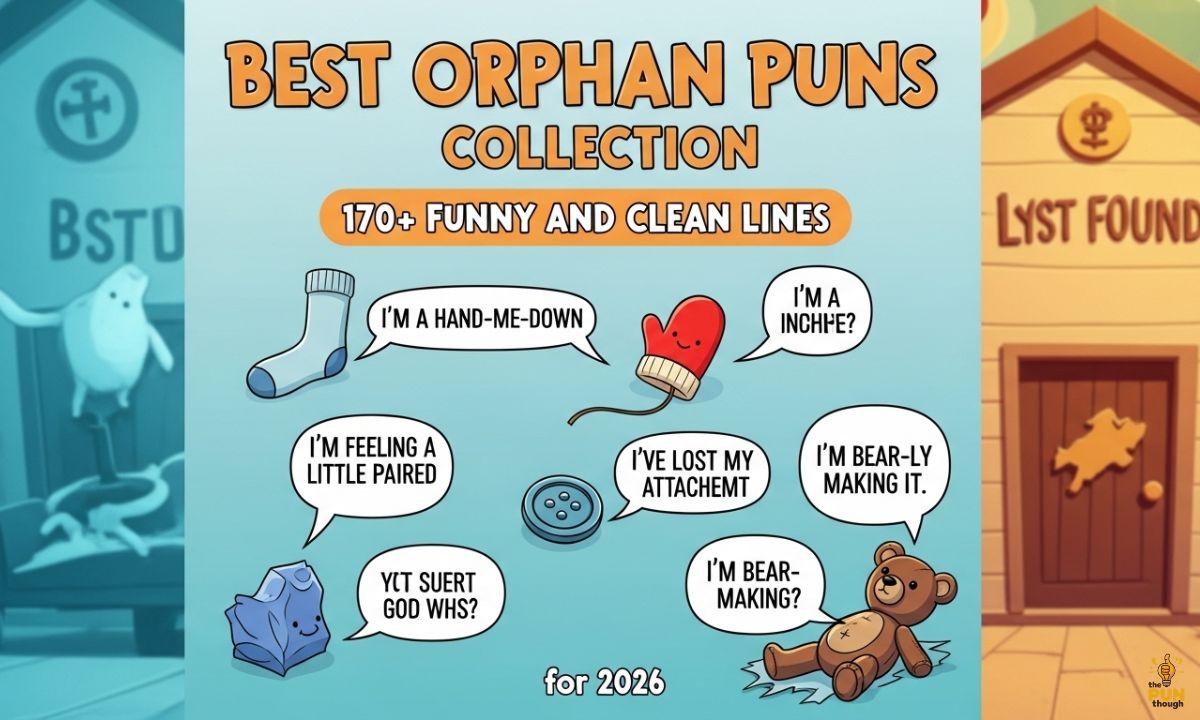 Best Orphan Puns Collection 170+ Funny and Clean Lines for 2026