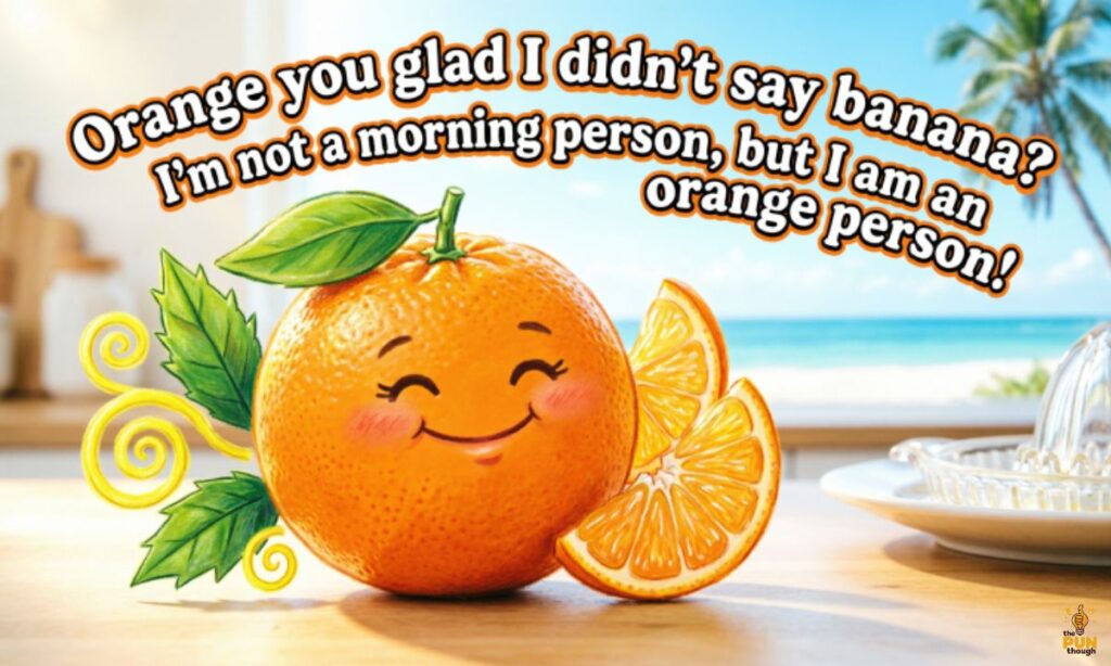 Clever Orange Puns for Instagram