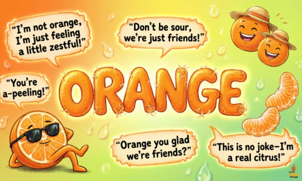 Funny Orange Puns One Liners