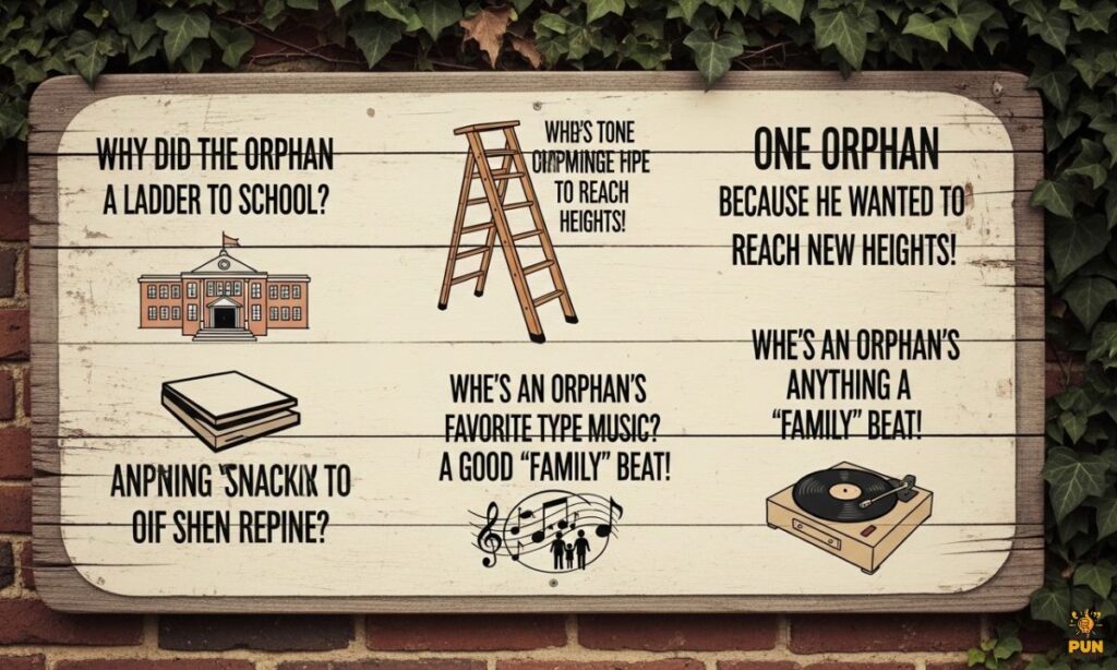 Funny Orphan Puns One-Liners