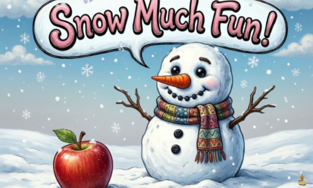 Funny Snow Puns Captions
