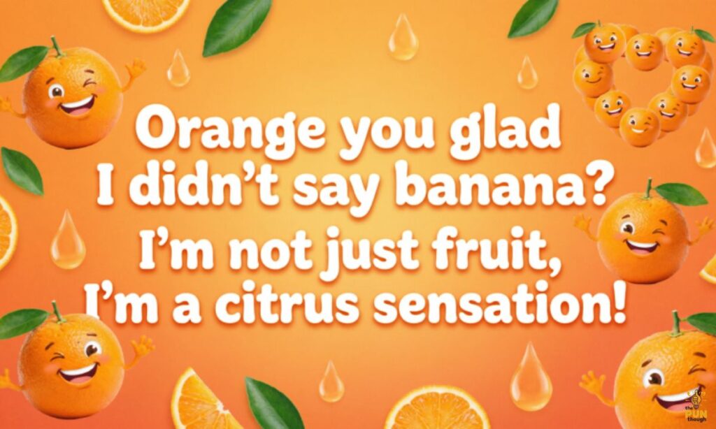 Orange Puns for Social Media Posts