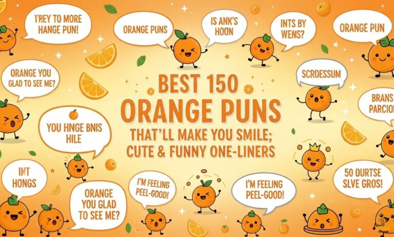 Best 150 Orange Puns That’ll Make You Smile; Cute & Funny One-Liners