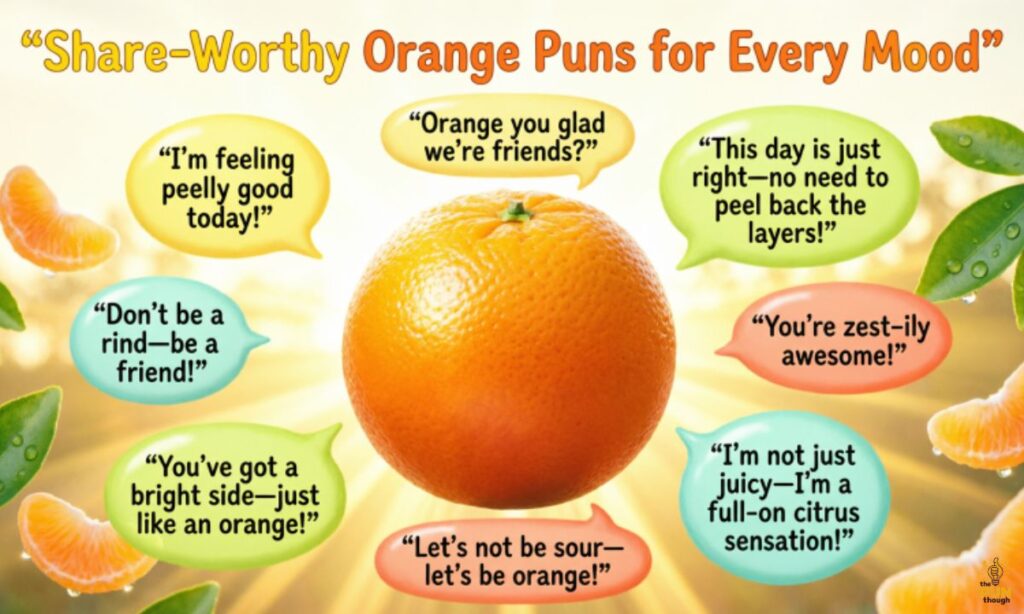 Share-Worthy Orange Puns for Every Mood